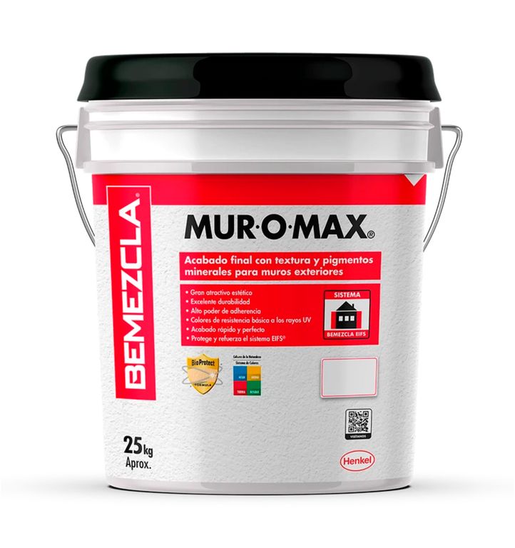 BEMEZCLA MUROMAX - Pintura Primer Blanca Tineta 25Kg