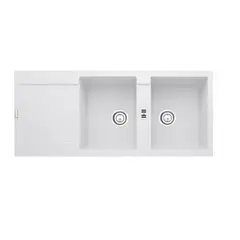 FRANKE - Lavaplatos Sobre Cubierta Cuarzo Maris Blanco