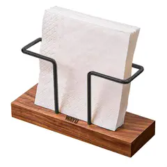 WAYU - Servilletero De Madera Servilletero Metálico Cocin