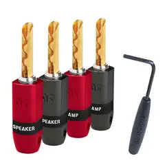 AUDIOQUEST - Bananas SureGrip 300 Silver