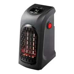 LISM - Termoventilador Calefactor Portátil Electrico Handy 400w Color Negro