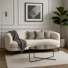 GENERICO - Pack de 3 Fundas De Cojín Diseño Acanalada Lineas Gris