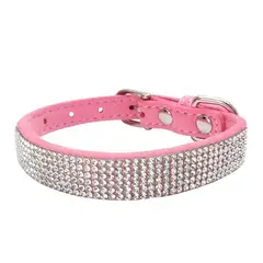 GENERICO - Collar con Brillantes para Perritas pequeñas o Gatas Glam S