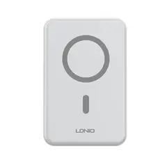 LDNIO - Power Bank Magnético 10000mAh con Carga Inalámbrica 15W y Soporte PQ16