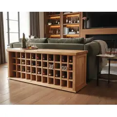 GENERICO - Cava Horizontal 44 Botellas. 100% Madera maciza