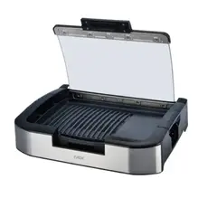 NEX - Parrilla Plancha Eléctrica Con Tapa Vidrio 1800w Egw0121