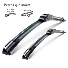 IRM - Par de Plumillas Para Limpiaparabrisas 22 pulgadas 56cm Brazo tipo Gancho