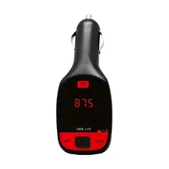 DBLUE - Transmisor Fm Auto Auxiliar Y Usb Auto Negro - Ps