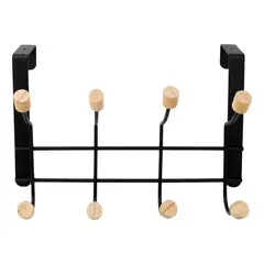 GENERICO - Packs 4 Sin-rastro Perchero Gancho Sobre Puerta Colgador