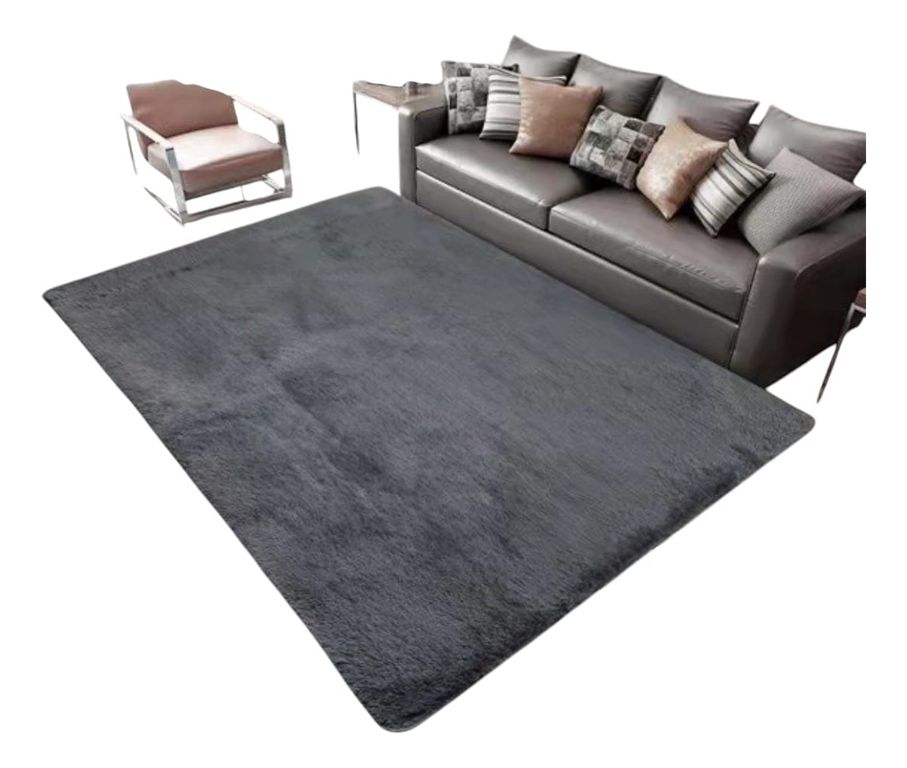 Alfombra Peluda Liviana De Living 200x300