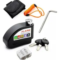 QUICK - Candado Freno Disco Moto Bici Alarma Bloqueo Antirrobo