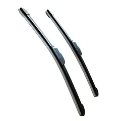 GENERICO - Par Plumillas Limpiaparabrisas Silicona Auto Universal 22pul