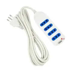 DBLUE - Alargador Eléctrico 3mts Certificado Blanco - Ps
