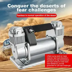 LISM - Compresor Inflador 2 Cilindros 150 Psi Auto 480w Camion