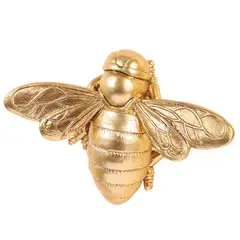 VATYERTY - 1Pc Escultura de pared de abeja dorada - Insecto de resina hecho a mano