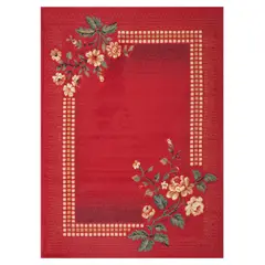 CANNON - Alfombra Hortensia Rojo 150x200