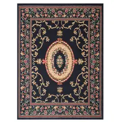 CANNON - Alfombra Camelia Negro 133x180