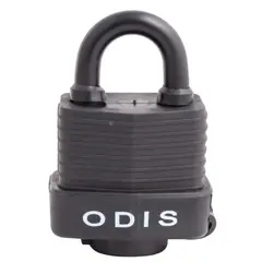 ODIS - Candado Waterproof 49 49mm Llave - Waterproof Color Negro
