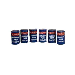 GENERICO - Pack 6 un alambre para conejo 0.41mm (Rollo 368mt) Bighouse