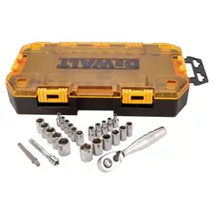 DEWALT - Set 25 dados con impulsión de 1/4" DWMT73805