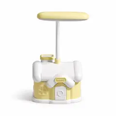 HOMESTAR - Lámpara LED infantil casita amarilla de escritorio