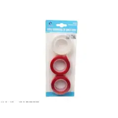 GENERICO - Cinta Adhesiva Combinada Doble Cara 19mm X 1,5M 3 Pcs