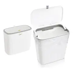 EVERSO - Basurero Plasticos De Cocina 13 Litros Papelero Basureros