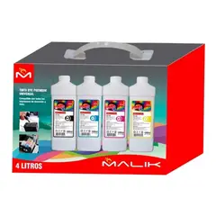 MALIK - Pack 4 Litros GT52 GT53 compatible para Hp Smart Tank 750