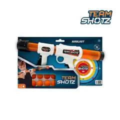 TEAM SHOTZ - Juguete Airblast Lanzador Dardos Espuma