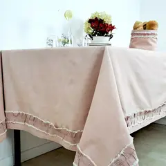 CHANTILLY - Mantel Flanners 160x300cm Rosado