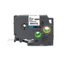 EON - Cinta Blanca Brother Tze-221 Alternativa Rotuladora 12mmx8m