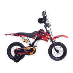 BRABUS - Bicicleta Motobike Aro 12 Rojo