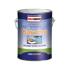 GENERICO - Pintura para piscinas gl Azul Super Caucho Chilcorrofin