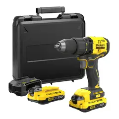 STANLEY - Kit taladro atornillador 1/2" 20V + acces SBD710D2K-B2