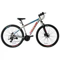 TOTEM - BICICLETA MTB ARO 27.5*19 MOD W790 PLATEADO