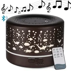 LA CASA DE LOS AROMAS - Humidificador Difusor Con Parlante Bluetooth Control Remoto