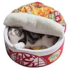 WELDMON - Cama gatosCama para perro y gato mantiene caliente y suave