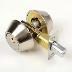 LISM - Cerradura Chapa De Seguridad Doble Cerrojo Acero Inoxidable