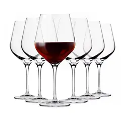 CRISTAR - Set de 6 Copas de Vino Tinto Brunello 507mL