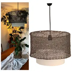 CAROLD STEVENS - Lámpara Colgante Bolonia Acero