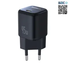 BASEUS - Cargador Rápido PicoGo GaN6 USB C 45W Negro