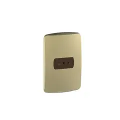 SCHNEIDER - Enchufe Simple 10a 250v Dorado/café Miluz S3B60225