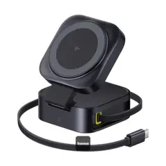 BASEUS - Cargador Magnético Qi2 2 en 1 PicoGo 67W