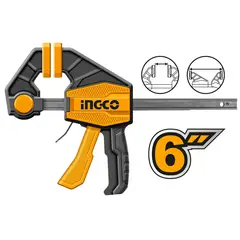 INGCO - Prensa Sargento Rapida Industrial 63x150 Mm Hqbc01601