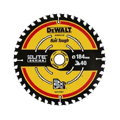 DEWALT - Disco Elite Sierra Circular Saw Blade 7-1/4 40D DT90259