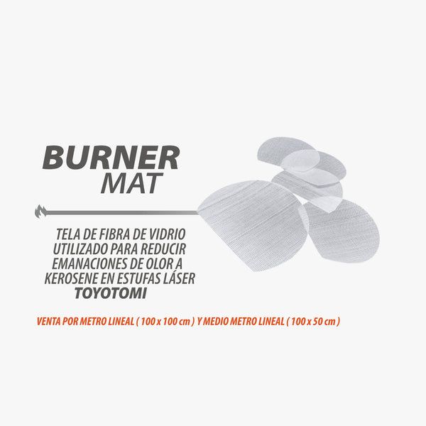 2 Burner Mat Para Estufas Toyotomi Fibra de Vidrio