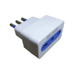 MACROTEL - Adaptador Enchufe Bipaso - Sello Sec