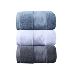 GARSIL - Pack De 3 Toallas De Baño Cuerpo Ducha de Algodon 70x140cm Gruesa