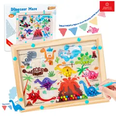ANIKIDS - Laberinto Magnético Juguete Didáctico Montessori Madera Niño