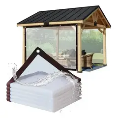 GENERICO - Lonas Transparentes Resistentes Impermeables 3x3